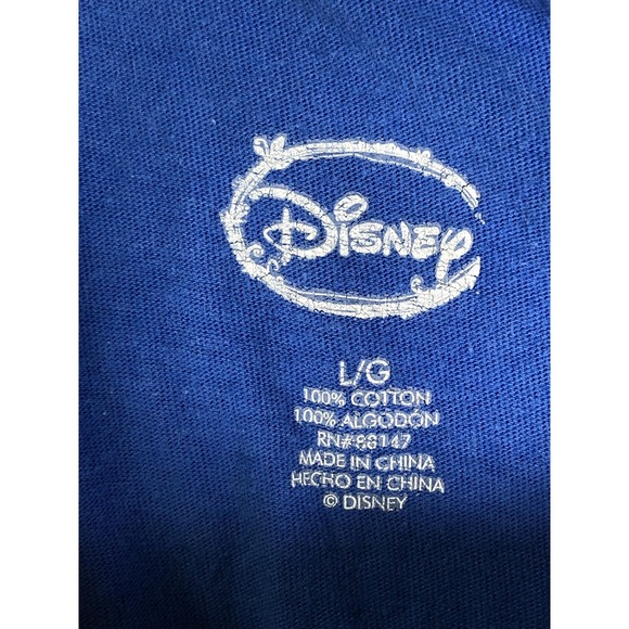 Disney Eeyore Pajama Set Youth Large 11/13 Blue Fleece Pants Bundle Up Shirt - Picture 5 of 10